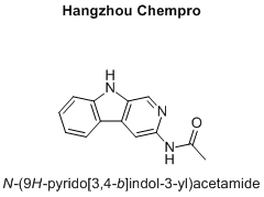 N-(9H-pyrido[3,4-b]indol-3-yl)acetamide
