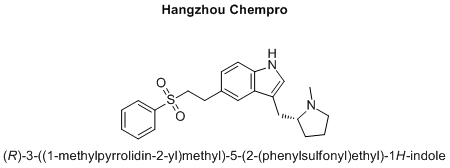 (R)-3-((1-methylpyrrolidin-2-yl)methyl)-5-(2-(phenylsulfonyl)ethyl)-1H-indole